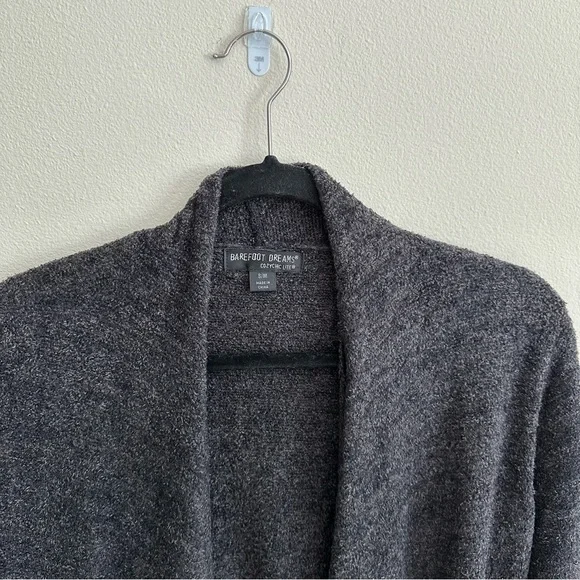 BAREFOOT DREAMS CozyChic Lite Island Wrap Grey Small Medium - Picture 12 of 13